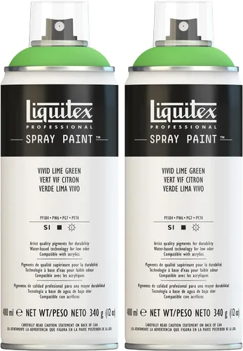 Vista 38 de Liquitex - Pintura en aerosol Professional, 12 oz (400 ml), Azul brillante