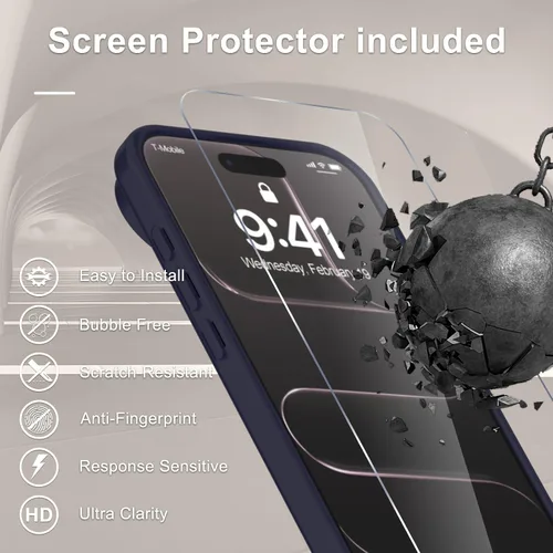Vista 1704 de Funda para Google Pixel 10 Pro XL, cubierta magnética mate, color negro Fit for MagSafe, Screen Protector included, Shockproof Military Grade