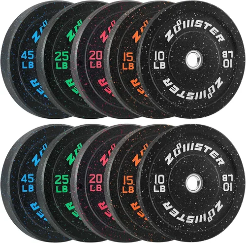 Vista 10 de Disco de Peso Bumper Disco Olímpico Hi-Temp Disco de Peso Bumper con Inserto de Acero Disco de Levantamiento de Pesas para Entrenamiento de Fuerza