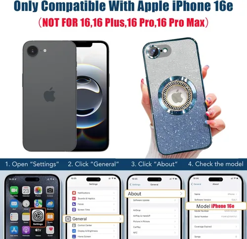 Vista 274 de Misscase Funda magnética con purpurina para iPhone 11 compatible con MagSafe, protección completa, delgada, a prueba de golpes, antiarañazos
