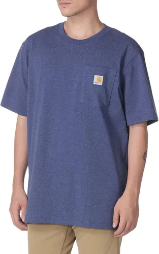 Vista 2 de Carhartt Men's Loose Fit Heavyweight Short-Sleeve Pocket T-Shirt Closeout