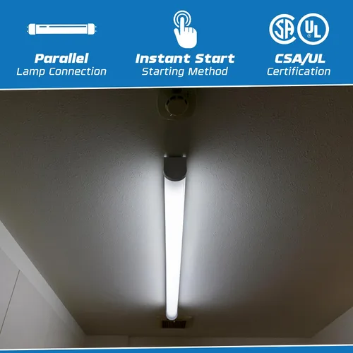 Vista 5 de OHLECTRIC Repuesto para ICN1P32-SC 1 Lámpara – Balastro Fluorescente T8, Reemplazo de Balastro Electrónico 120-277 Voltios, Arranque Instantáneo