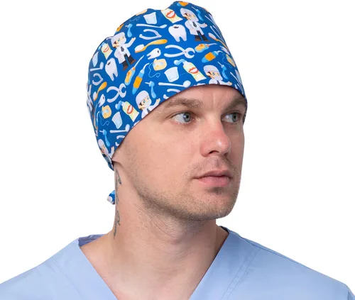 Vista 4 de Gorras de trabajo modernas y clásicas - Cómodas y transpirables para hombres y mujeres, cubierta de cabeza estética larga