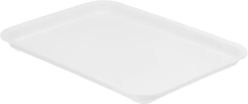 Vista 9 de PATIKIL Bandeja de comida rápida de 12 x 9, bandeja rectangular multiusos de plástico reutilizable para cafetería, restaurante, cocina en casa, Azul
