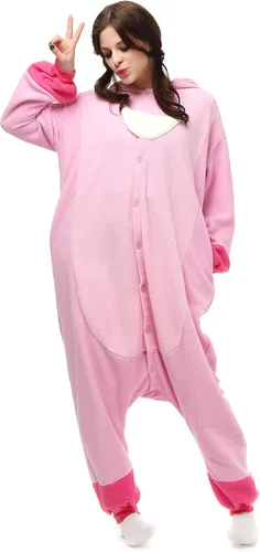 Vista 7 de NAITOKE Adults Animal Onesie Halloween Costumes Cosplay Pajamas
