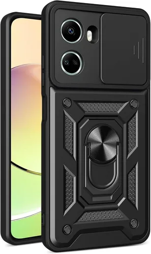 Vista 233 de Compatible con Tecno Pova Neo 2 Bracket Shell, con cubierta deslizante para lente de cámara compatible con Tecno Pova Neo 2 LG6n Case Negro