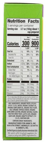 Vista 3 de Annie's Deluxe Vegan Mac and Cheddar Shells, Vegan Macaroni and Cheese, 10.8 oz (Pack of 2)