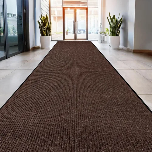 Vista 22 de LuxUrux Tapete de goma duradero para puerta, resistente, interior/exterior, fácil de limpiar, impermeable, patio, garaje, tapete comercial