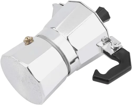 Vista 2 de TOPINCN Cafetera Italiana 1 taza para estufa, cafetera 1 taza para gran sabor fuerte olla italiana para hacer café 1 taza