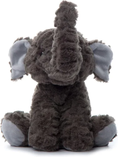 Vista 6 de The Petting Zoo Peluche de elefante floppy, regalos para niños, animales salvajes de la vida silvestre, elefante de 9 pulgadas