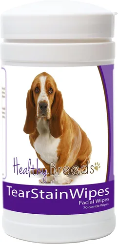 Vista 14 de Healthy Breeds Toallitas quitamanchas de lágrimas para perros para pastor australiano – Más de 100 razas – Limpiador facial de ojos – 70 toallitas