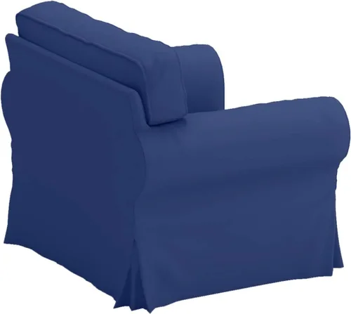 Vista 7 de Funda de repuesto para silla Ektorp de algodón, hecha a medida, compatible con la funda de sillón Ektorp de IKEA, el juego de fundas solo se ajusta