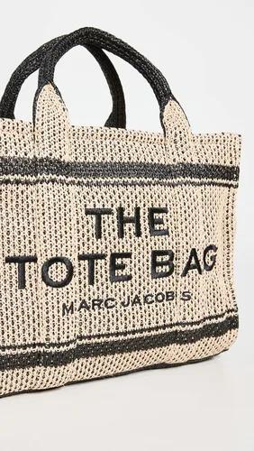 Vista 4 de Marc Jacobs Bolso de mano jacquard The Straw para mujer