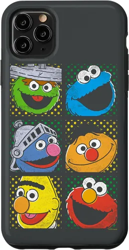 Vista 13 de Funda para iPhone 16 Sesame Street Group Squares