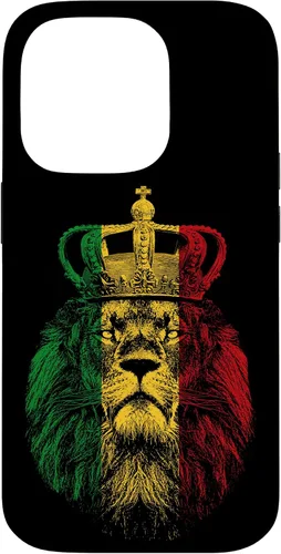 Vista 17 de Rasta Lion of Judah Rastafarian Reggae Ethiopian Lion Gift Case for iPhone 17