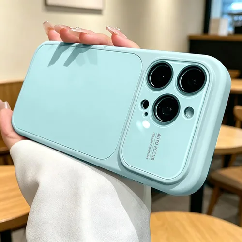 Vista 15 de Funda de silicona líquida para iPhone 17 Pro Max equipada con película protectora de lente, anticolisión suave al tacto y resistente a las manchas