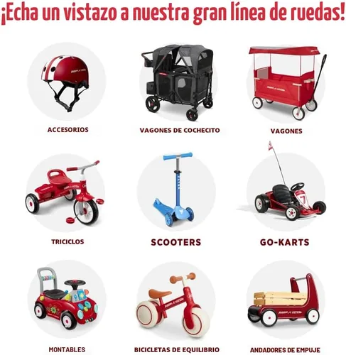 Vista 7 de Radio Flyer, Mi primer escúter Extra Wide Base for Balance, 2 Front Wheels for Added Stability, Easy to Use Foot Brake, (Amazon Exclusive)