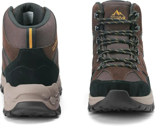 Vista 7 de NORTIV 8 Botas de senderismo impermeables para hombre, botas de trabajo al aire libre