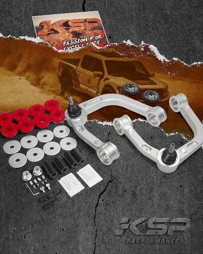 Vista 8 de KSP Brazo de Control Superior Delantero Para Toyota 4Runner 2003-2023, Brazo de Control de Aluminio Delantero Ajustable de 2-4" Para 2006-2016 FJ