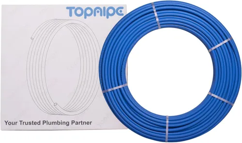 Vista 12 de Tubo PEX-A, tubo azul de 1/2 pulgada x 100 pies, certificado NSF para agua potable, tubo PEX-A para fontanería, herramientas de fontanería