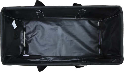 Vista 473 de NGIL Bolsa de comestibles reutilizable extra grande plegable de gran tamaño para comestibles, almacenamiento, picnic, playa, Bronco-negro occidental