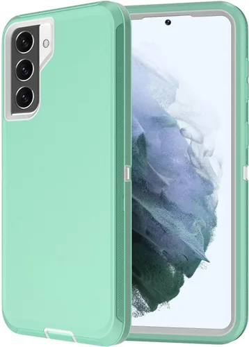 Vista 40 de Gurible - Funda para Samsung Galaxy S21 Plus, protección resistente de 3 capas, a prueba de golpes, a prueba de polvo, antiarañazos, con cubierta