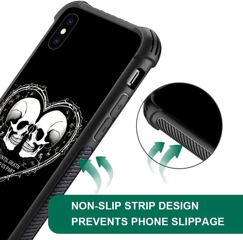 Vista 107 de Funda compatible con iPhone XR, diseño de elefantes africanos para niñas, diseño de patrón a prueba de golpes, antiarañazos, carcasa trasera