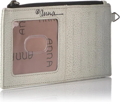 Vista 2 de Cartera Anna by Anuschka organizadora, de cuero auténtico, cinco espacios de tarjetas de crédito, para mujer