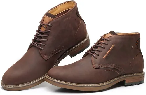 Vista 2 de Chukka - Botas a la moda, cómodas y de estilo oxford casual, al tobillo, botas con cordones