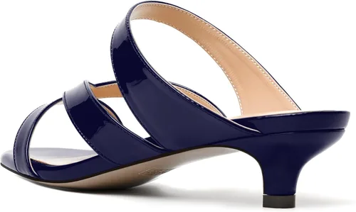 Vista 7 de SKYSTERRY Sandalias de tacón bajo para mujer, con puntera abierta, estilo casual, de 1.5 pulgadas