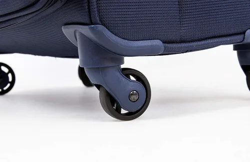 Vista 5 de Tommy Hilfiger Maleta unisex para adultos con ruedas Equipaje pequeño para equipaje de mano esencial de viaje marino Maleta de lado suave