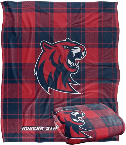 Vista 72 de LOGOVISION St John's University Campus Plaid Spirit Silky Touch Manta súper suave 36 x 58 pulgadas