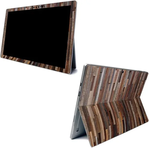Vista 11 de MightySkins - Skin de fibra de carbono para Microsoft Surface Pro 7 – Bamboo Ohm Acabado de fibra de carbono texturizado Fácil de aplicar