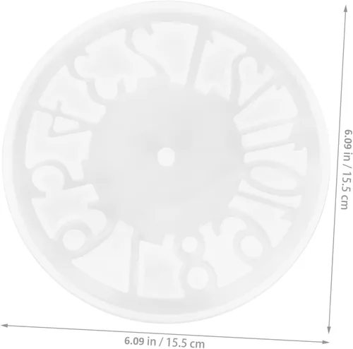 Vista 9 de DIY reloj 1pc molde de reloj para gelatinas moldes de silicona para resina epoxi s para resina epoxi joyería fundición s números fundición
