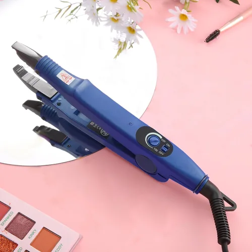 Vista 3 de Extensiones de Cabello Plancha de Fusión Extensiones de Cabello de Queratina Herramienta de Calor Varita Conectora de Calor con Protector