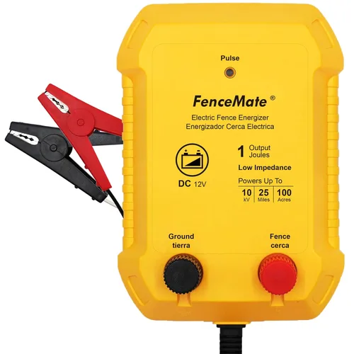 Vista 9 de FenceMate - Cargador de valla eléctrico con batería de salida 0.5J hasta 10 millas to Contain Poultry, Livestock, Fencer to Protect Homestead