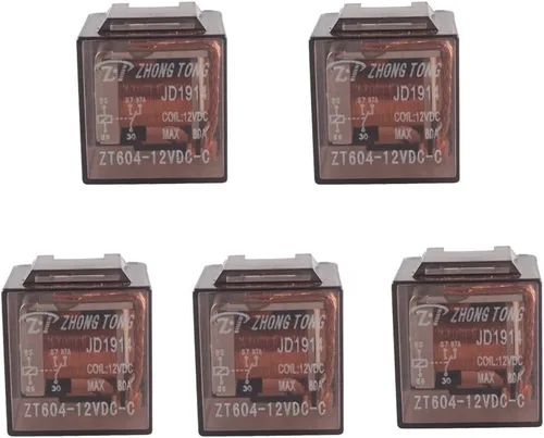 Vista 10 de Enchufe para relé de auto, de E Support™, de 12 V, 30 A, 40 A, 60A, 80A SPST y SPDT Paquete de 5 automotrices eléctricos impermeables de alta