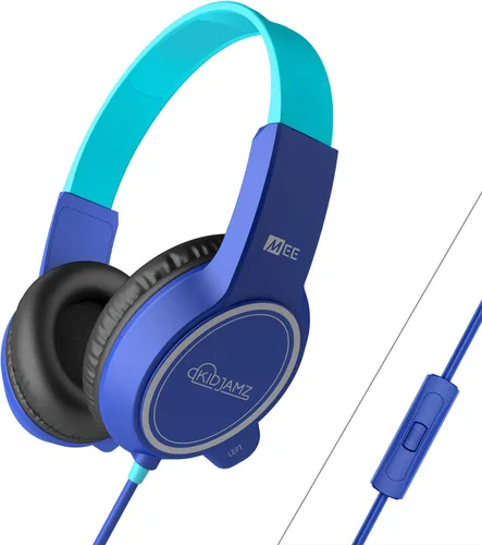 Vista 9 de MEE Audio KidJamz - 3 auriculares de escucha segura para niños con limitador de volumen y micrófono integrado, auriculares ajustables en la oreja