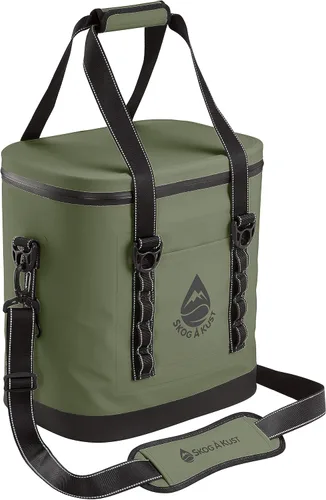Vista 14 de Skog Å Kust ChillSåk - Bolsas enfriadoras suaves herméticas y a prueba de fugas Flip 24 Can Gris Oscuro