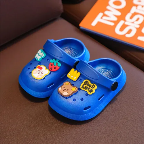 Vista 7 de Zuecos para niños y niñas, zapatos de jardín, sandalias clásicas de dibujos animados, sandalias de playa, zapatos de agua, pantuflas de verano