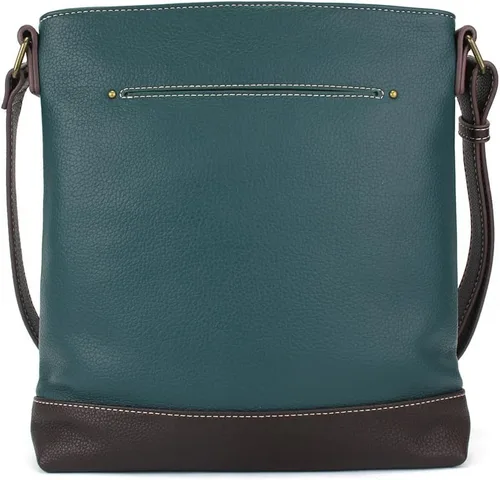 Vista 2 de CHALA Sweet Messenger - Bolso de hombro de tamaño medio con correa ajustable Ajolote - Turquesa