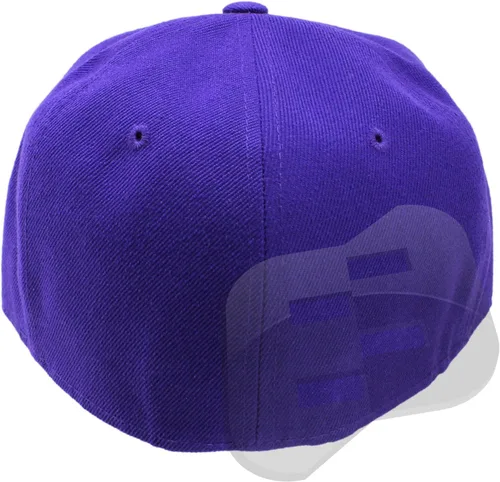 Vista 10 de Sombrero de pico plano ajustado liso (colores sólidos y neón)