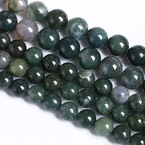 Vista 9 de 60 cuentas sueltas de piedra natural de turquesa africana de 0.236 pulgadas (6 mm) para hacer joyas, pulseras de bricolaje