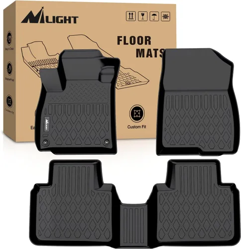 Vista 8 de Nilight Tapetes de piso TPE para Honda Odyssey 2011 2012 2013 2014 2015 2016 2017, para todo tipo de clima, forro de piso personalizado, resistente