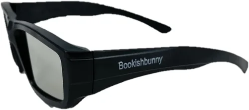 Vista 3 de Bookishbunny 5 pares de anteojos de plástico para visión del sol con certificación ISO, color rojo, tamaño adulto (negro + rojo)