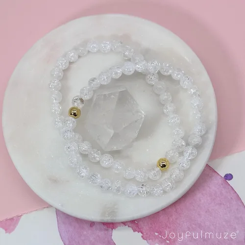 Vista 7 de Pulseras elásticas, piedras preciosas naturales, amatista, citrino, cuarzo rosa, cuarzo de cristal transparente, ojos de peridoto y teger, regalo