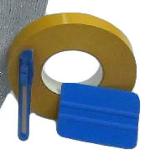 Vista 3 de Kit de aislamiento reflectante precortado para puerta de garaje: hojas de paneles de aislamiento de burbujas dobles con barrera radiante de aluminio