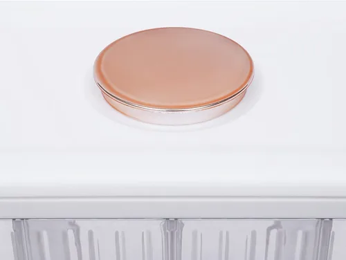 Vista 7 de Dispensador de alimentos secos de almacenamiento de arroz de 6 rejillas, dispensador de granos con taza medidora, dispensador de arroz de 22 libras