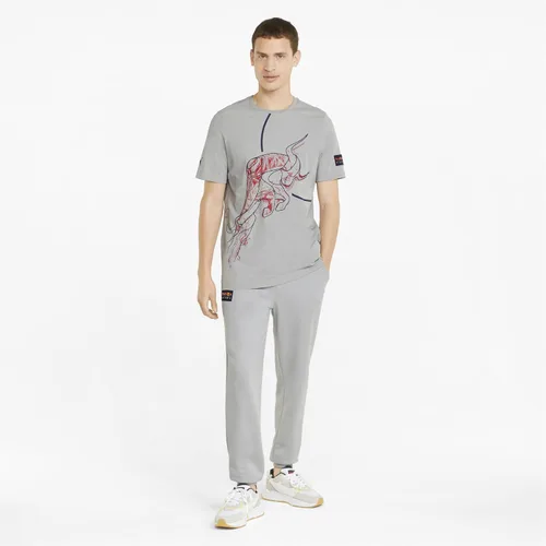 Vista 4 de PUMA Men's Standard Red Racing Dynamic Bull Tee