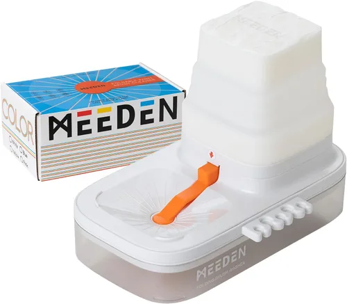 Vista 8 de MEEDEN Limpiador de pinceles portátil: Enjuagadora de pinceles con drenaje para pinturas acrílicas, acuarelas y a base de agua - Lavadora y soporte